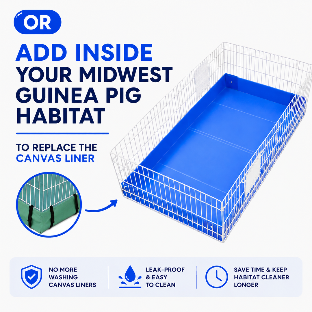 Corrugated Plastic Base- Compatible with 11.8"/12"/30cm Grid Panels or Midwest Guinea Pig Habitat