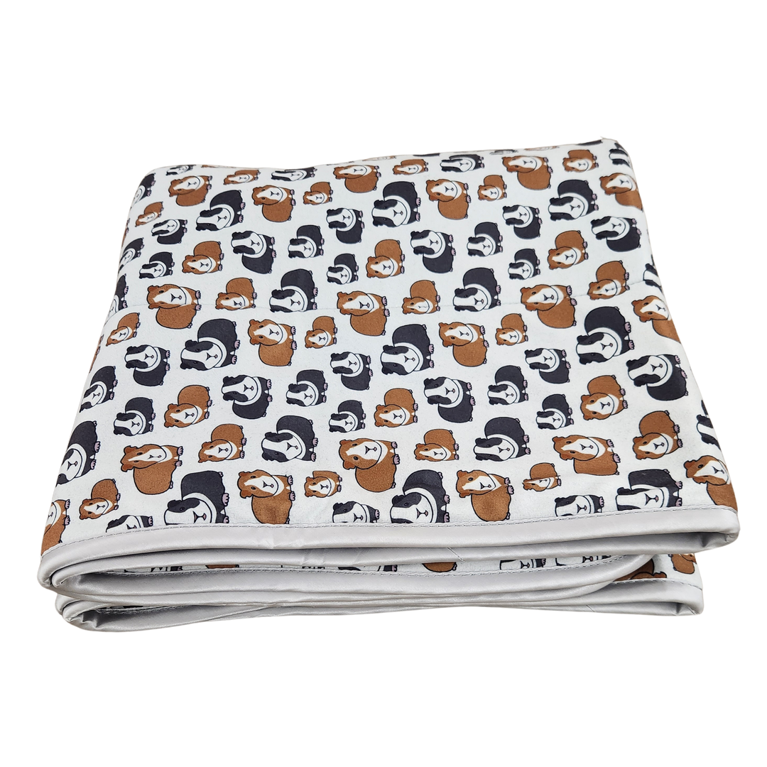 Cage Liner - Guinea Pigs on Gray (pre-updated style)