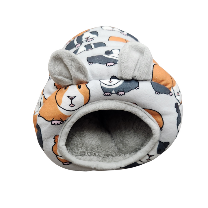 Pod Hideout - Guinea Pigs on Gray (updated pattern)
