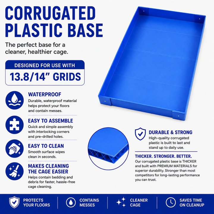 Corrugated Plastic Base- Compatible with 13.8"/35cm Grid Panels