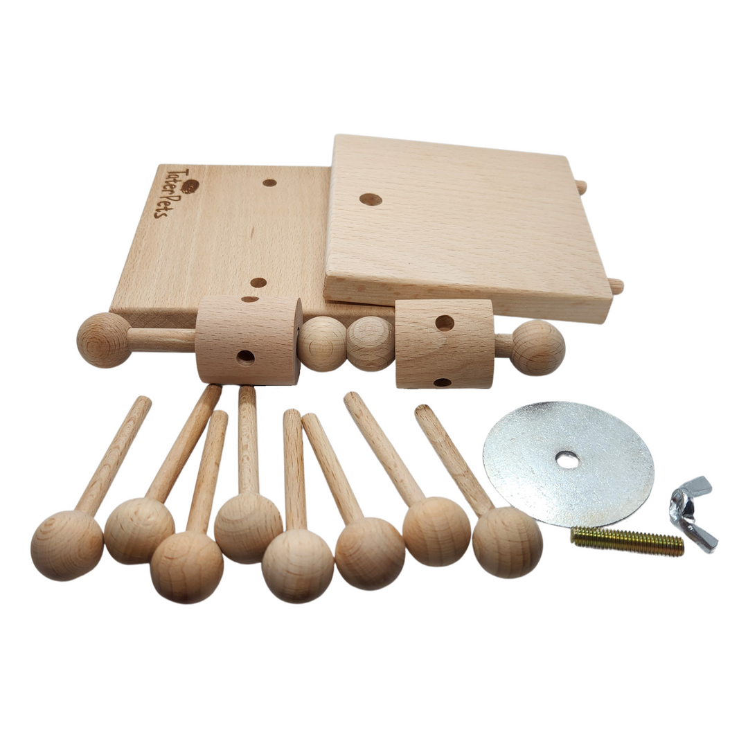 Two Turntable Enrichment Toy – Tater Pets