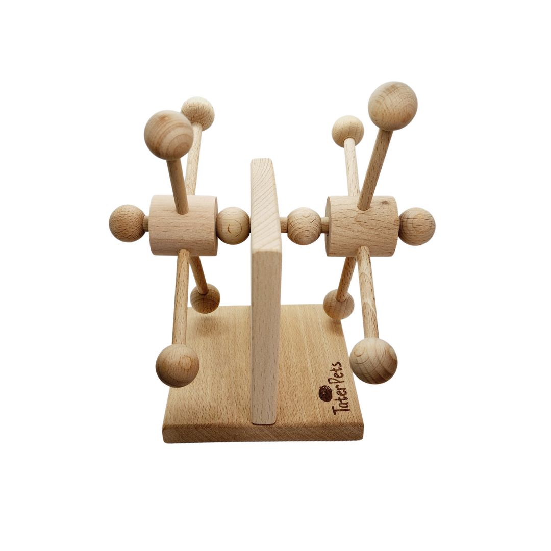 Two Turntable Enrichment Toy – Tater Pets